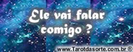 Ele vai falar comigo ? REle vai falar comigo ?